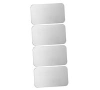 VICASKY 4Pcs Hamster Cooling Mat Aluminium Rabbit Ice Bed Pet Pad for Summer Durable Cooling Plate for Animals Heat Dissipation for Comfortable Rest