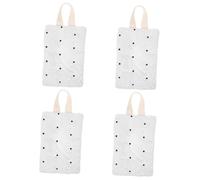 VICASKY 4pcs Hanging Tissue Bag Reusable Wipe Dispenser Bag Portable Wipe Holder for Travel Wet Storage