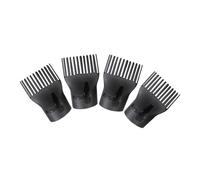 VICASKY 4pcs High Temperature Duckbill Nozzle Plastic Hair Dryer Comb Replacement Blow Brush for Hair Styling Narrow Concentrator Nozzle for Professional Barber Shop and Home Use