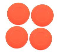 VICASKY 4Pcs Ice Hockey Training Puck Adjustable Hardness PVC Practicing Puck for Use Durable Lightweight for Skating Training and Competition Sports Supplies for All Ages