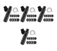 VICASKY 4pcs Kazoo Double Professional Musical Instrument Tones Includes Replacement Membranes and Lanyard for Boys and Girls Parties and Music