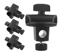VICASKY 4pcs Lightweight Microphone Arm Clips with Universal Compatibility, Abs and Iron Material, Adjustable Mic Boom Pivot Clamp for Studio Setup and Live Streaming