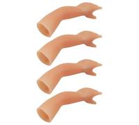 VICASKY 4pcs Little Hand Coin Disappeared Trick Tools Halloween Fake Toy Close-up Magician Show Props Performance Gimmicks Props