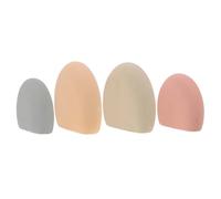 VICASKY 4Pcs Medium Pink Blue and Large Yellow Green Aquarium Landscaping Pebbles, Decorative Fish Tank Stones for Water Plants, Turtle Tanks, Flower Pots, and Fish Bowls