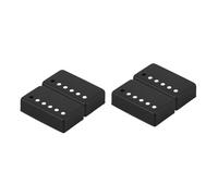 VICASKY 4pcs Metal Double Coil Pickup Black Guitar Accessories for Style Electric Guitars Replacement for Double Coil Pickups Compatible
