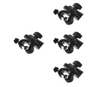 VICASKY 4pcs Metal Phone Holder Clamp Mic Stand Clip for Adjustable Support Pole for Microphone Stand Phone Holder