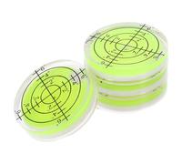 VICASKY 4pcs Mini Bubble Level, Precision Leveling Instrument, Plastic Green High Precision Compact Portable Measuring Tool for DIY Projects and Mechanical Processing