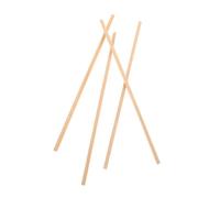 VICASKY 4pcs Mini Wood Strips Dollhouse Trim with Authentic Wood Grain Easy to Cut and Install for DIY Miniature House Layouts and Creative Crafting
