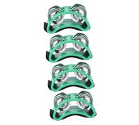 VICASKY 4pcs Musical Foot Tambourine Cymbals for Boys and Girls Percussion Instrument for Parties Dance and Music Education Fun Foot Rattle Bell for Boys and Girls
