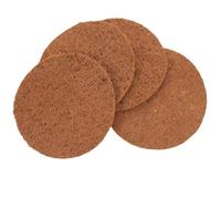 VICASKY 4pcs Natural Pigeon Nest Inner Cushion Breathable Reusable Coconut Fiber Bird Breeding Eggs Mats for Rest and Incubation Suitable for Pigeons and Small Animals