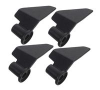 VICASKY 4pcs Non Stick Breadmaker Paddle Mixing Tool for Bread Machine Black Kneading Paddles for Consistent Dough Texture Easy to Clean Replacement Parts