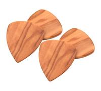 VICASKY 4pcs Olive Wood Guitar Picks Replacement Plectrums for Acoustic Guitar Players for Beginners and Boys and Girls