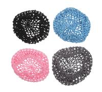 VICASKY 4pcs Openwork Mesh Cap for Women Breathable Hair Net Wrap for Sleep Sleeping Hair Net