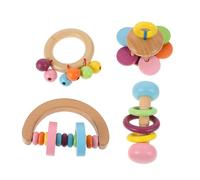 VICASKY 4pcs Parrot Chewing Toys Bright Safe Bird Bite Plaything for Budgerigars Lovebirds Similar-sized Birds for Training Engaging Play