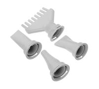 VICASKY 4pcs Pet Hair Dryer Nozzle Plastic Attachment for Dog Grooming Salon Use Small Flat Mouth and Comb Style