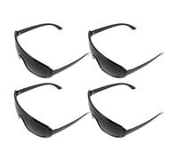 VICASKY 4pcs Pinhole Corrective Eyeglasses for Eyesight Improvement with Lightweight Plastic Frame, Longterm Comfort and Stylish Design, Suitable for Indoor and Travel Use