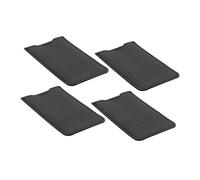 VICASKY 4pcs Pocket Comb Storage Pouch for Travel and Home Use Hair Comb Case Made of Pu Leather for Men and Women