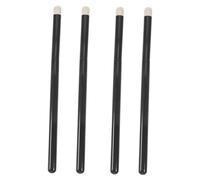 VICASKY 4pcs Portable Lip Brush with Ergonomic Handle for Lipstick Concealer Eyeshadow Application and Smudging Effect Makeup Brush Kit for Women the Go