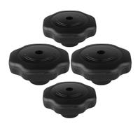 VICASKY 4pcs Pressure Cooker Knob 19mm Plastic Anti-Explosion Lid Grip | Black Smooth-edged Fitting for Most Saucepan Lids and Frying Pans, Safer Handling during Kitchen Repair