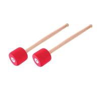 VICASKY 4pcs Professional Drum Sticks Stainless Steel Drumsticks for Music Band Stage Drumsticks Foam Heads for Drums and Percussion Instrument Performance