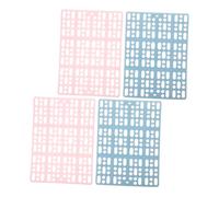 VICASKY 4pcs Rabbit Cage Foot Mats Wear-resistant Bunny Floor Cushions for Small Animals Comfortable Easy to Cut for Indoor Use Protects against Hard-wire Mesh Scratches