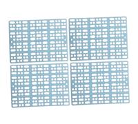 VICASKY 4pcs Rabbit Foot Pads Bunny Cage Mats for Hutch Plastic Pet Foot Mats Cuttable Splicable Sturdy Safe
