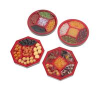 VICASKY 4pcs Realistic Miniature Food Dollhouse Kitchen Decor with Grain and Rice Props Educational Pretend Play Accessories for Crafts Market Scene Display