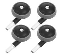 VICASKY 4pcs Replacement Wheels Silent Stroller Wheel for Boy Girl Carriage Walker Spare Parts for Toys