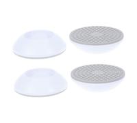 VICASKY 4pcs Safety Wall Bumpers for Gates Wall Protectors for Pet and Boy Girl Safety and Easy to Install for Doorways and Stairways