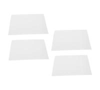 VICASKY 4pcs Scale White Roofing Tiles for DIY Architecture Model Building Realistic Texture and Cultural Style Accessories for Model Railway and Sand Table