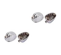 VICASKY 4pcs Single-end Drum Lug Ear Claw Hooks for Drum Set Replacement Parts Set Accessories