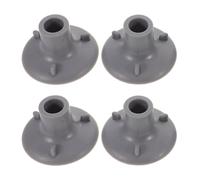 VICASKY 4pcs Slip Foot Pads for Shower Chairs Rubber Suction Cup Feet Non-Slip Id for Bath Chair Commode Seat Tips