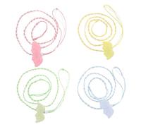 VICASKY 4pcs Small Pet Harness with Angel Wings Nylon Adjustable Leash for Hamsters Squirrels Chinchillas Outdoor Walking Cute Vest Accessories for