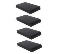 VICASKY 4pcs Speaker Acoustic Isolation Pads High-density Polyethylene Soundproof Cushions for Vibration Reduction and Clearer Audio Monitoring in Studios and Home Theaters
