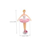 VICASKY 4pcs Spinning Ballerina Princess Dolls Music Box Figurines Vintage Wind-up Ballet Dancing Keepsake Accessories for Collectors