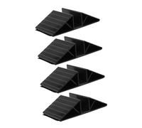 VICASKY 4pcs Stair Gate Triangle Feet for Stabilization Pet Gate Stabilizer and Reinforcement Base Panel Lightweight Abs Material Easy Installation in Home Decor