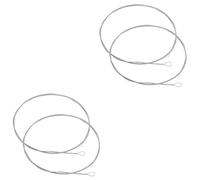 VICASKY 4pcs Steel Dulcimer String Replacement Part for Dulcimer Instruments Compatible Strings Use for Instrument Performance