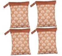 VICASKY 4pcs Stroller Diaper Bag Hanging Organizer Diaper Change Pouch Travel Nursery Storage