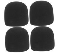 VICASKY 4pcs Thickened Sponge Microphone Cover Microphone Protective Cover Mic for Accessories for Asmr Mic and Windshield Use