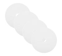 VICASKY 4pcs Toilet Brush Wand Refills with Odor Blocking Covers Home Toilet Cleaning Replacement Parts Freshness Retention for Versatile Brush Compatibility Bathroom Hygiene Accessories