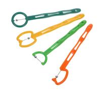 VICASKY 4pcs Tongue Training Device Oral Muscle Strengthener for Speech Therapy Communication Skills Development Sensory Training Tools for Pronunciation Exercises