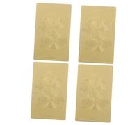 VICASKY 4pcs Traditional Feng Shui Tai Sui Amulet Copper Cards Year Horse Luck Protection Wallet Charms for Wealth Success Happiness Chinese Auspicious Zodiac Decoration