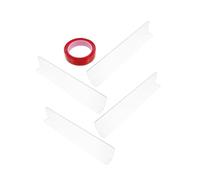 VICASKY 4Pcs Transparent Window Sill Protector Plastic Pet Safety Covers for Dogs and Cats Scratch-resistant Clear Window Guard for Home and Veterinary Use
