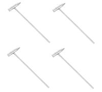 VICASKY 4pcs Tuner for Kalimba Mini Hammer Metal Tuning Tool Compact Essential for Musicians The Go