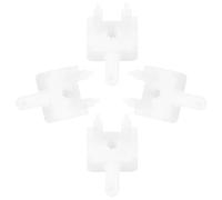 VICASKY 4pcs Vertical Blind Repair Kit White Blinds Rod Replacement Set with Wand Control for Window Curtain Maintenance