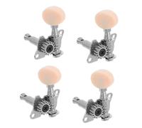 VICASKY 4pcs Vintage Guitar Locking Tuners Rl Ukulele Tuning Pegs Replacement Parts for Acoustic String Instruments Precise Gear Adjustment