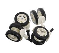 VICASKY 4pcs Walker Wheels Replacement Silent Walker Wheels Easy Installation Replacement Plastic Casters for Indoor Use