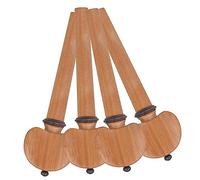 VICASKY 4pcs Wooden Cello Tuning Pegs Easy to Install String Instrument Accessories Smooth Operation Cello Turner for Precise Pitch