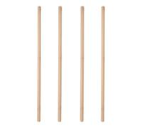 VICASKY 4pcs Wooden Mahjong Putters Compatible with Mahjong Sets and Accessories Comfortable Grip Standard Size Beige Colour and Tile Handling