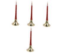 VICASKY 4sets Beginner Suona Instrument Traditional Ethnic Wind Instrument for Made of Wood Lightweight and Easy to Carry for Learning and Mastering Playing Techniques